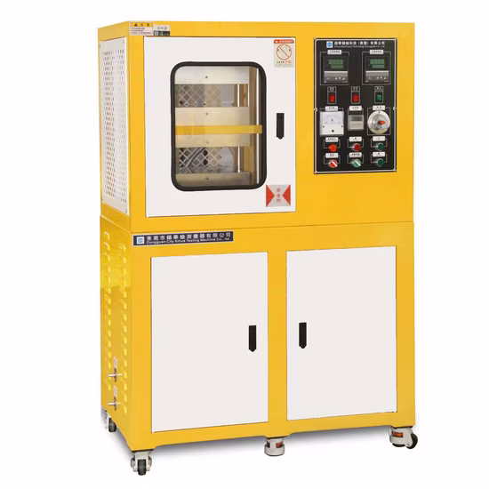 Machine de thermoformage de presse de moule thermique de vulcanisation hydraulique de laboratoire pour le caoutchouc et le plastique 10% de réduction