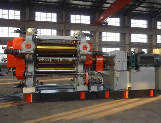 Prix ​​de la machine de calendrier de feuille de caoutchouc à trois rouleaux